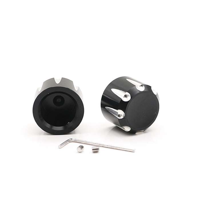 Front Axle Cap Nut Cover for Electra Glide Sportster Dyna
