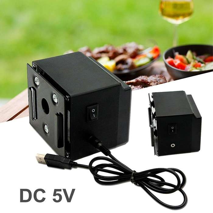 Powered Bbq Motor Barbecue Spit with 4 Rpm Output Speed Bbq Parts