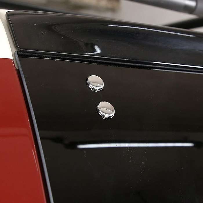1 Sets Car Chrome Rear Tailgate Screw Nut Cover for Toyota Fj Cruiser