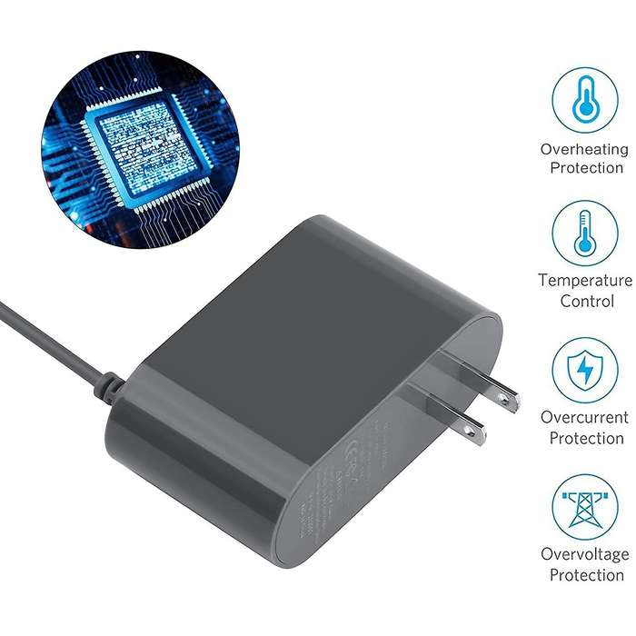 For Dyson V6 V7 Charger Compatibility with 21.6v Battery Dc58 Us Plug