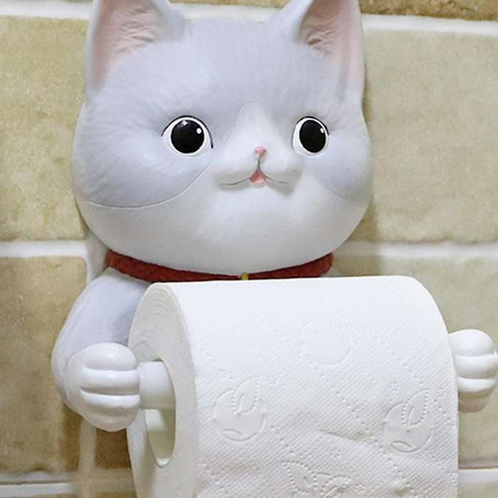Creative Animal Toilet Paper Holder Towel Rack B