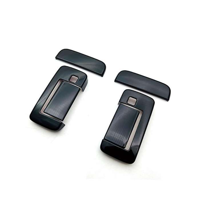 4pcs Exterior Side Door Handle Frame Cover Trim with Smart Hole