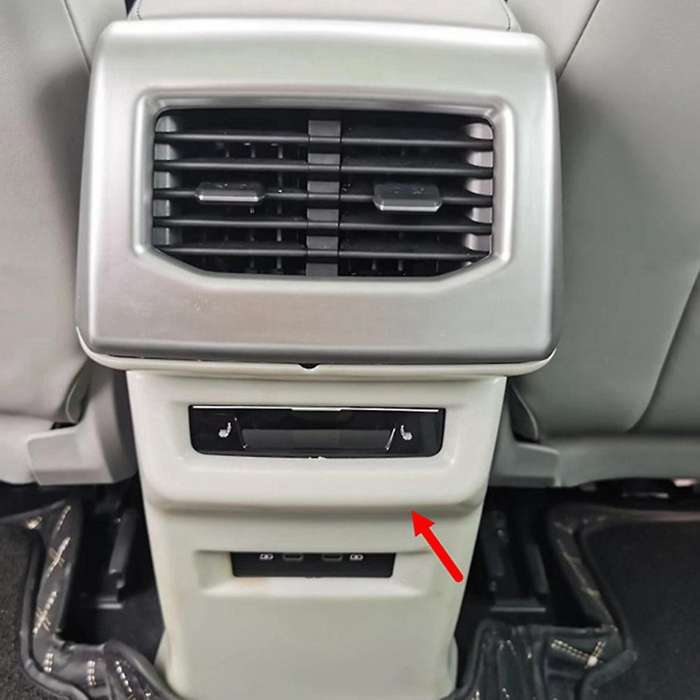 For Id.6x 2022 Car Rear Exhaust Air Vent Kick Plate Cover Decoration
