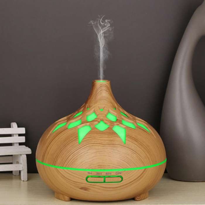 500ml Aroma Diffuser Air Humidifier Night Lights for Home Us Plug B