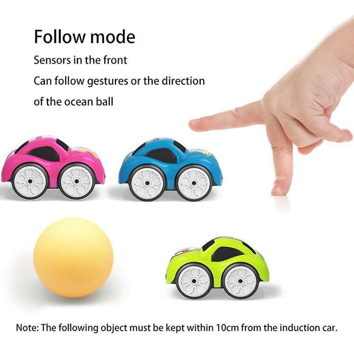 Rc Car Intelligent Sensor Remote Control Electric Music Light Toys(d)