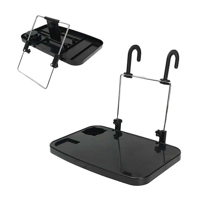 Folding Car Computer Desk Car Laptop Stand Food Tray Drink Holder