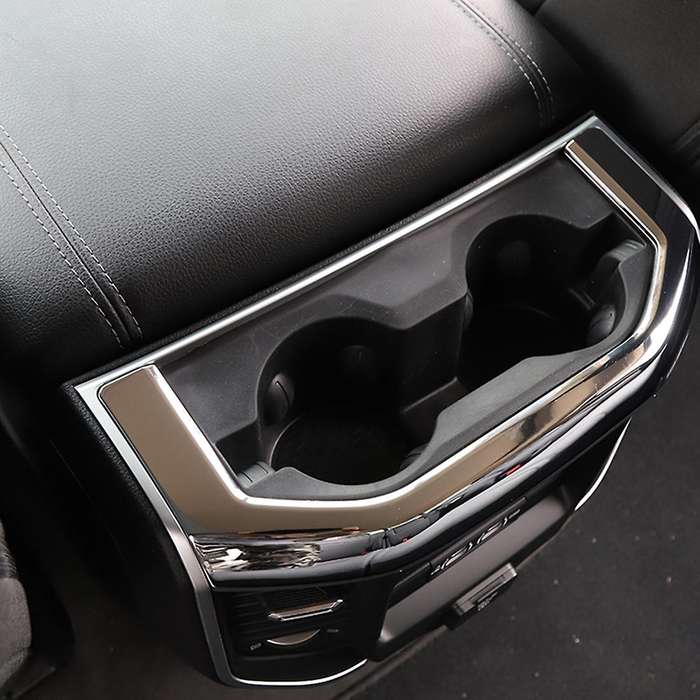 Car Cup Holder Panel for Dodge Ram 2018-2022, Silver