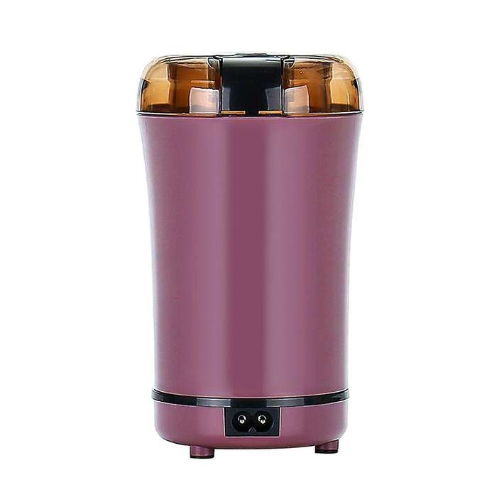 Electric Coffee Grinder Multifunctional Home Grinder(purple,eu Plug)