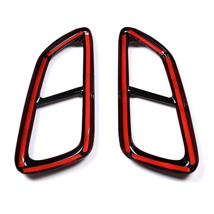 Stainless Steel Car Exhaust Tipe Tail Throat Moulding Cover Trim
