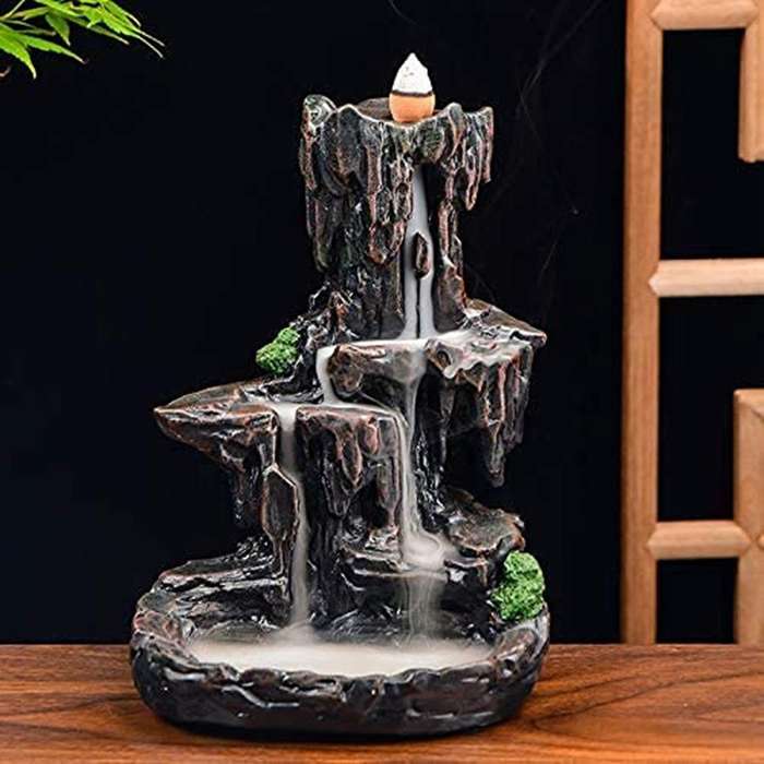 Incense Waterfall Burner Keep Refreshing Backflow Incense Burner