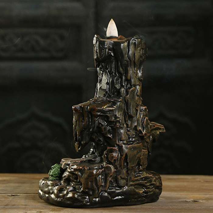 Incense Waterfall Burner Keep Refreshing Backflow Incense Burner