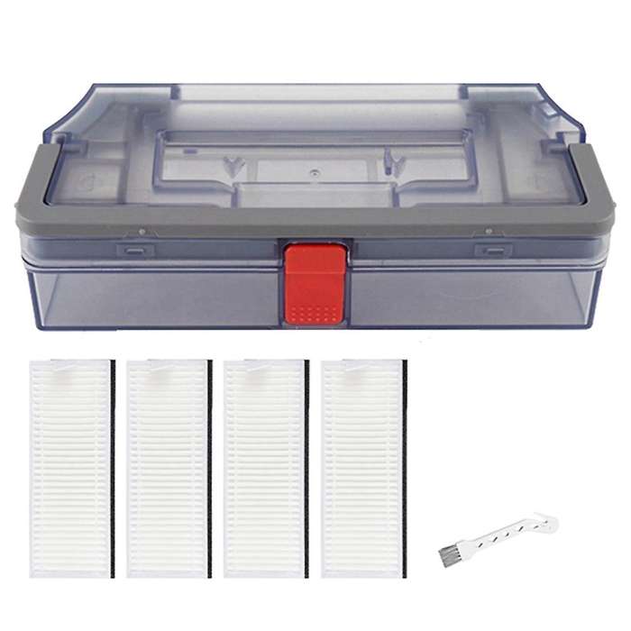 Hepa Filter Dust Box for Ecovacs Deebot Ozmo N9 + Vacuum Cleaner
