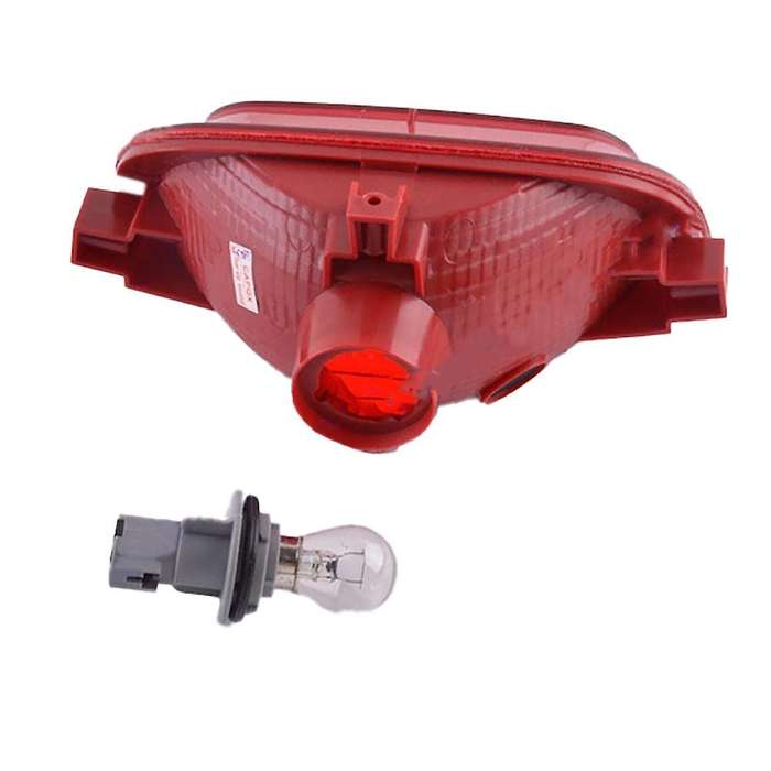 Rear Middle Fog Light Reflector Brake Light with Bulb Reverse