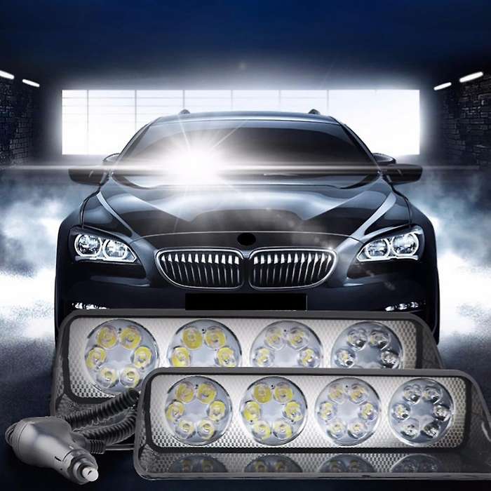 Emergency Dash Strobe Lights with Suction Cups for Vehicles Trucks B