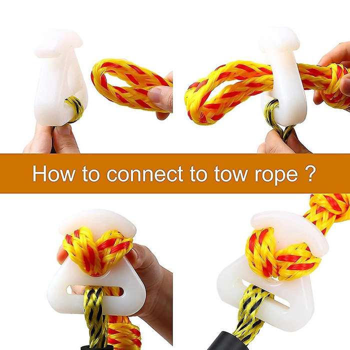 Watersports Boat Tow Harness with Heavy Duty Quick Connector