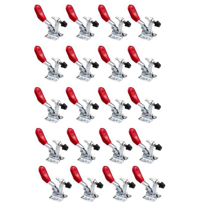 20pc Gh-201a Horizontal Toggle Clamp Quick-release Toggle Clamps Set