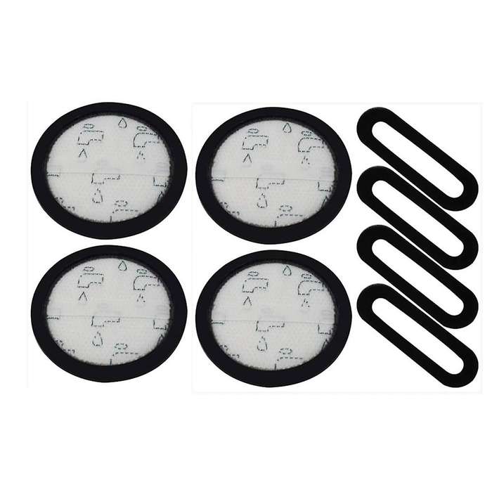 4 Pack Replacement Pre Filters & Post-motor Foam Filters for Eureka