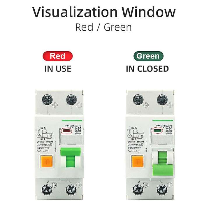 Type A Rcbo 6ka 1p+n Circuit Breaker with Over Current & Leakage ,40a