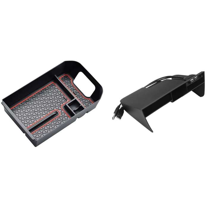 Center Console Storage Armrest Box Organizer for Toyota Rav4 19-20