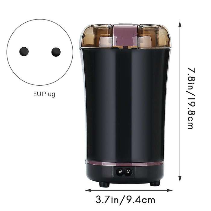 Electric Coffee Grinder Multifunctional Home Grinder(black,eu Plug)