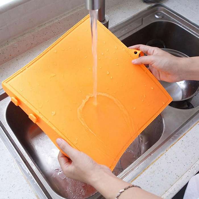 Kitchen Silicone Cutting Board Storage Board, Fruit Cutting Board