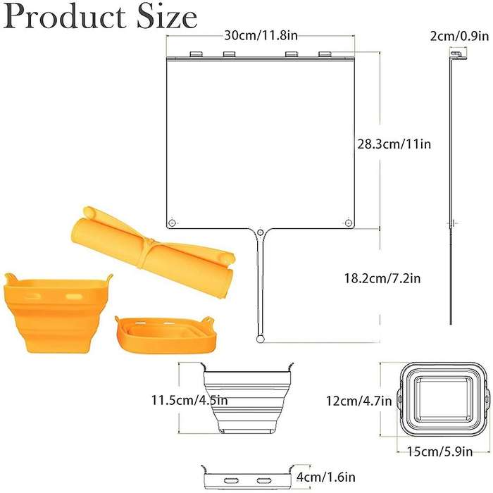 Kitchen Silicone Cutting Board Storage Board, Fruit Cutting Board