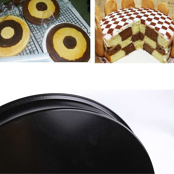 Checkerboard Cake Mold Non-stick Baking Pan Tin Divider Set Diy Mould