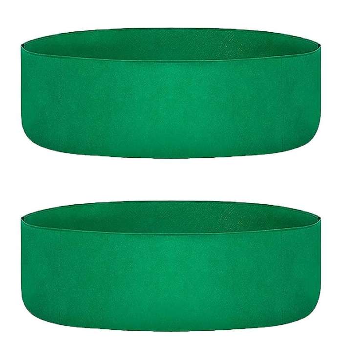 2pcs 50 Gallon Plant Grow Bags Thick Aeration Non-woven Large,b