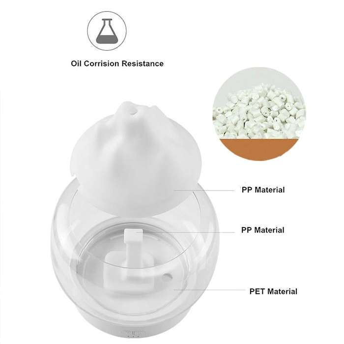 Aroma Diffuser 400ml Mountain View Essential Oil Humidificador(white)