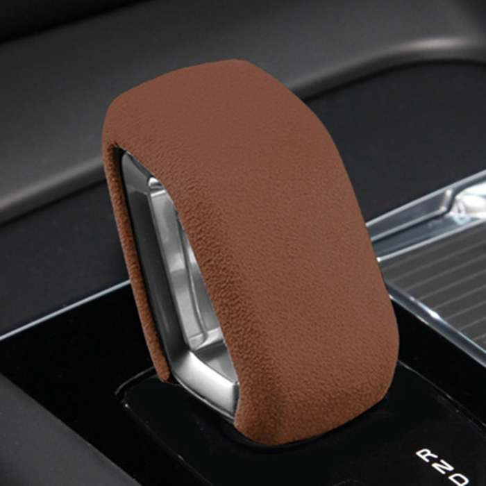 Gear Shift Knob Trim Cover Center Console Shift Sticker Red