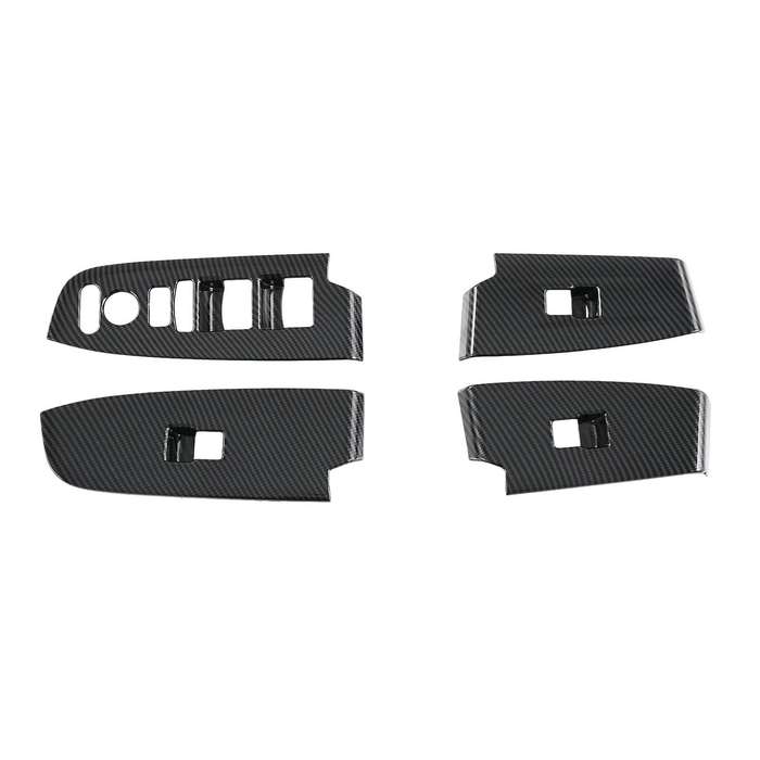 For Honda E:ns1 Carbon Fiber Abs Car Glass Switch Lift Button Cover