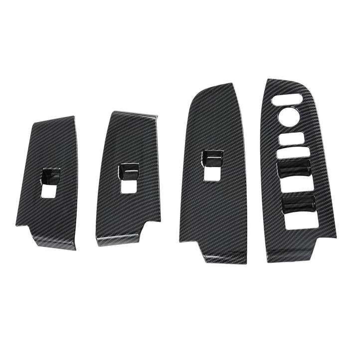 For Honda E:ns1 Carbon Fiber Abs Car Glass Switch Lift Button Cover
