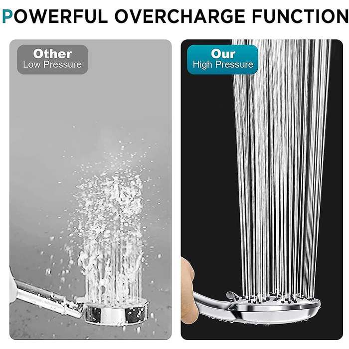 Shower Head with Handheld, 9 Spray Setting High Pressure Shower