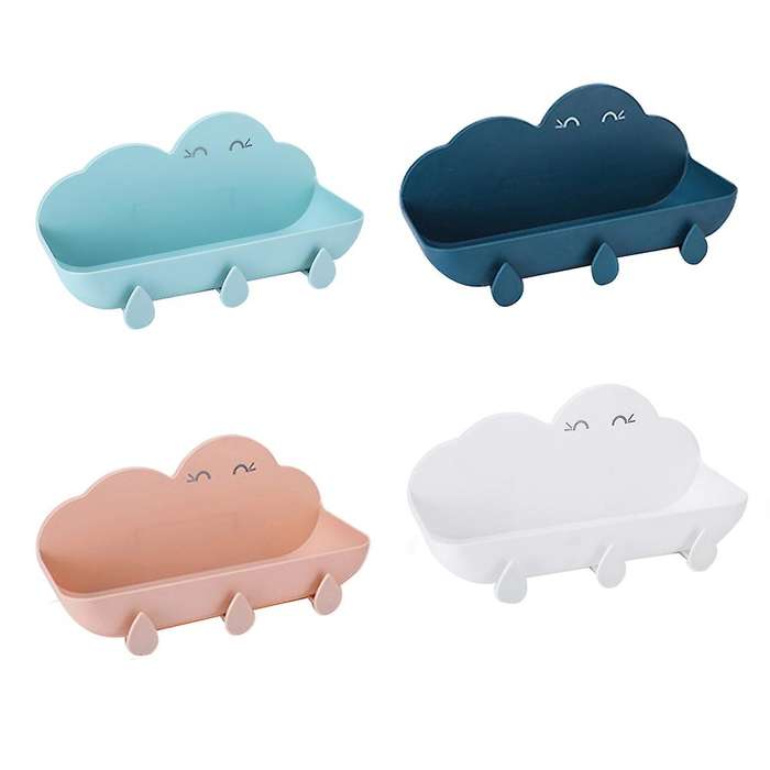 Bathroom Drain Racks, Punch-free Suction Wall Storage Shelves