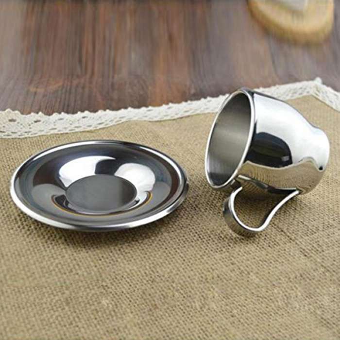 Edelstahl Kaffeetassen Einstellen/ Kaffeeset / Teetassen Einstellen
