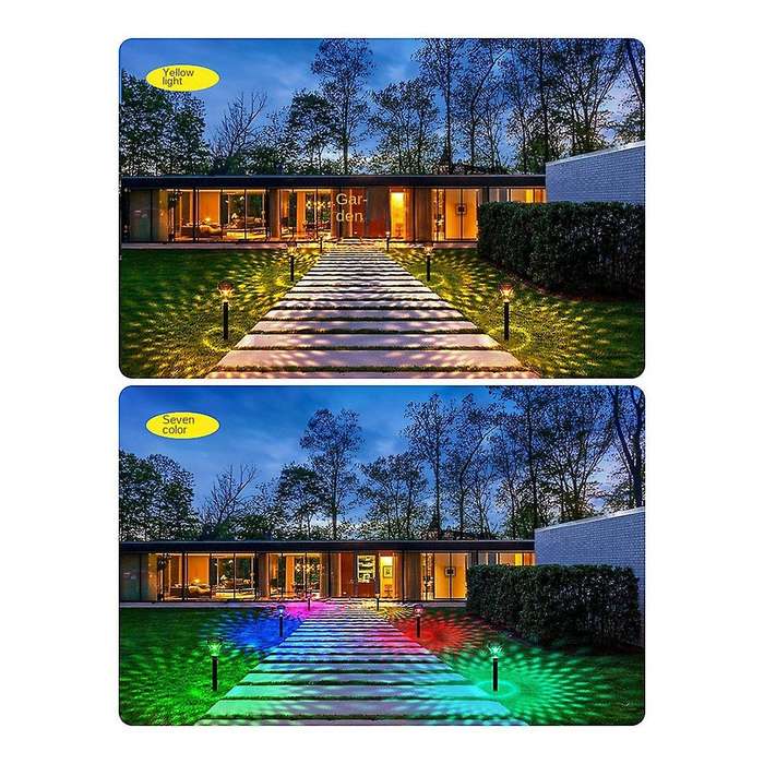 Garden Outdoor Solar Led Lights,solar Path Lawn Light Cold Light