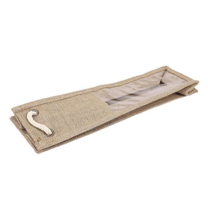 6pack Burlap Wine Bags Wine Gift Bags with Ropes