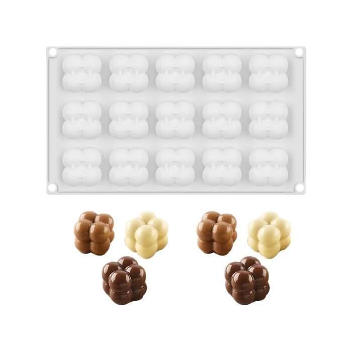 6 Cavity 3d Candle Mold Silicone Molds for Diy Handmade Craft