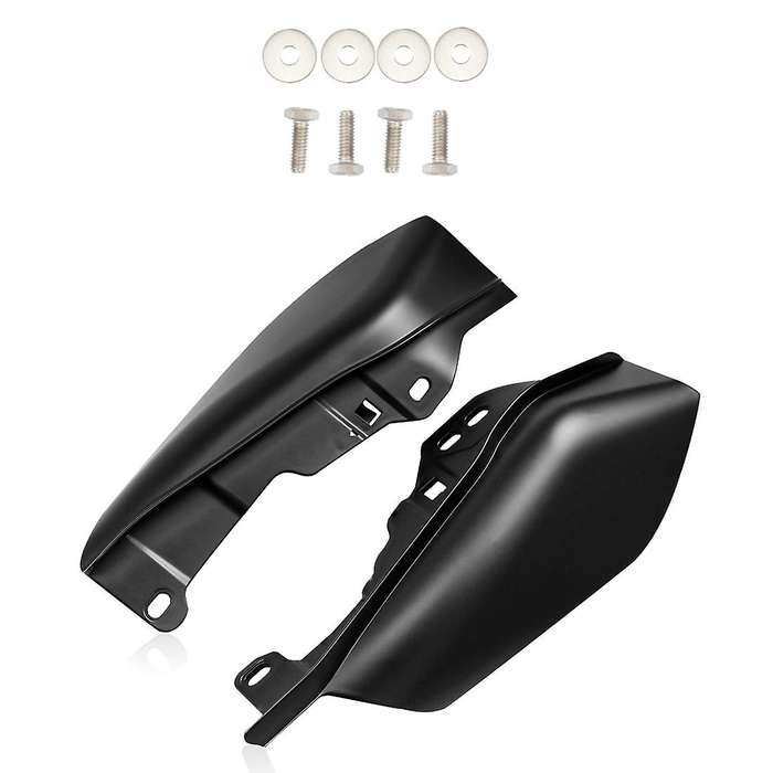Motorcycle Mid-frame Air Heat Deflector Matte Black