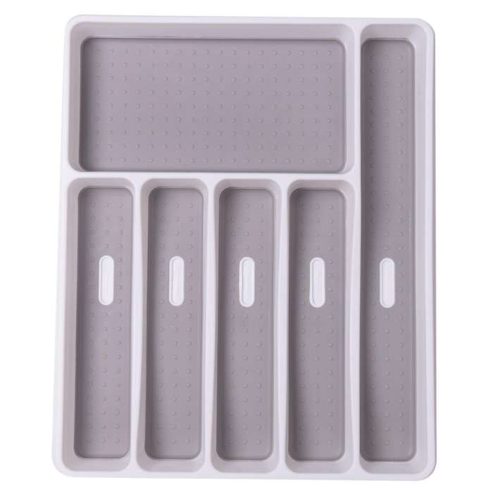 Drawer Cutlery Storage Box Plastic Cutlery Storage Tray Partition