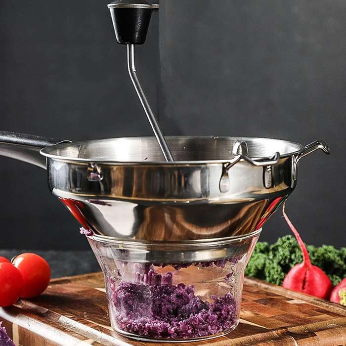 2x Stainless Steel Food Mill Great for Making Puree Kitchen Tools