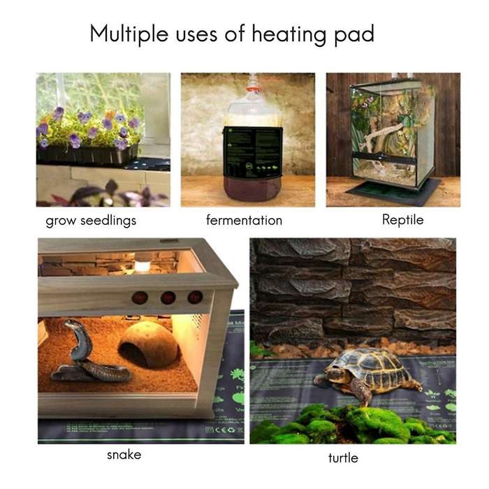 Seedling Heating Mat Waterproof Plant Germination Us Plug 20x10 Inch