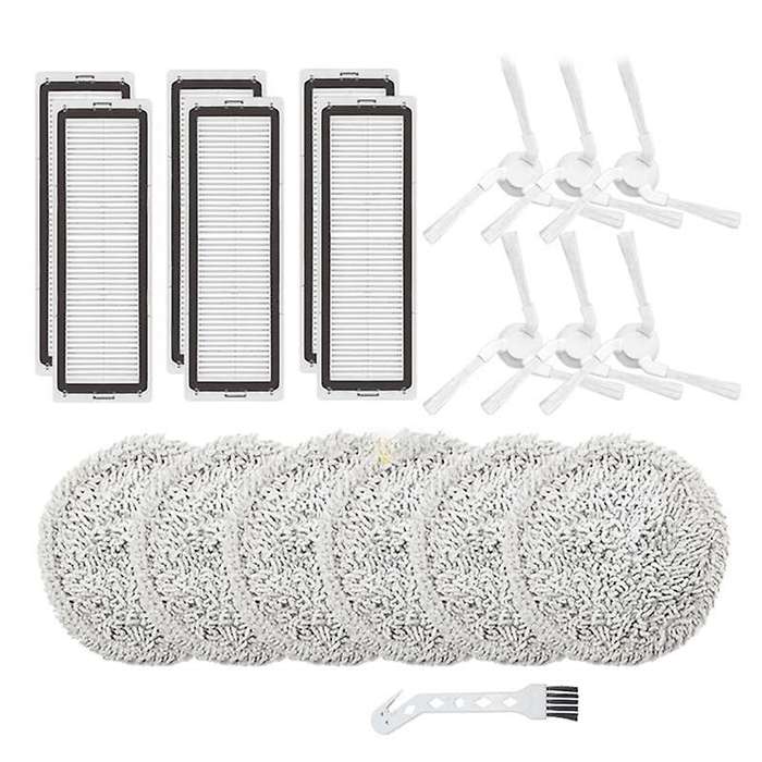 Side Brush Mop Pads and Filter Replacement Accessories for Mijia