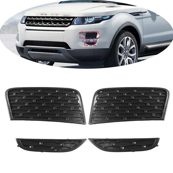 1 Pair Front Fog Driving Light Grille for Range Rover Evoque