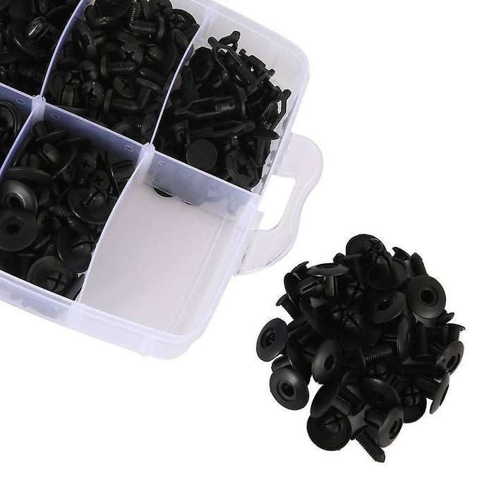 Car Retainer Clips Fasteners Push Trim Clips Pin Rivet Bumper Kit