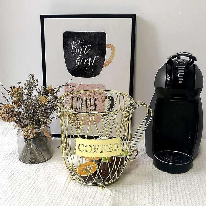 50 Coffee Pod Holder,for Coffee Bar Decor,coffee Pod Storage Basket A