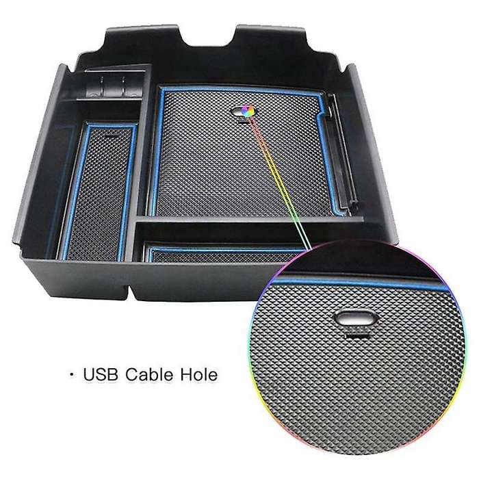 For Kia Carnival 2021 2022 Car Central Console Armrest Storage Box