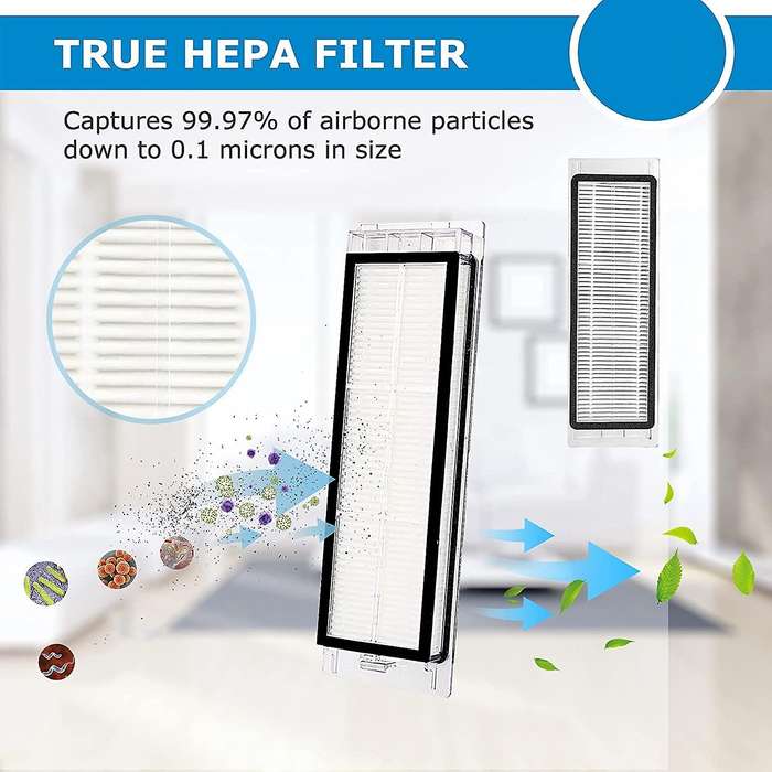 Main Brush Hepa Filter for Xiaomi Roborock S6 S60 S5 S55 T6 E25 Tanos
