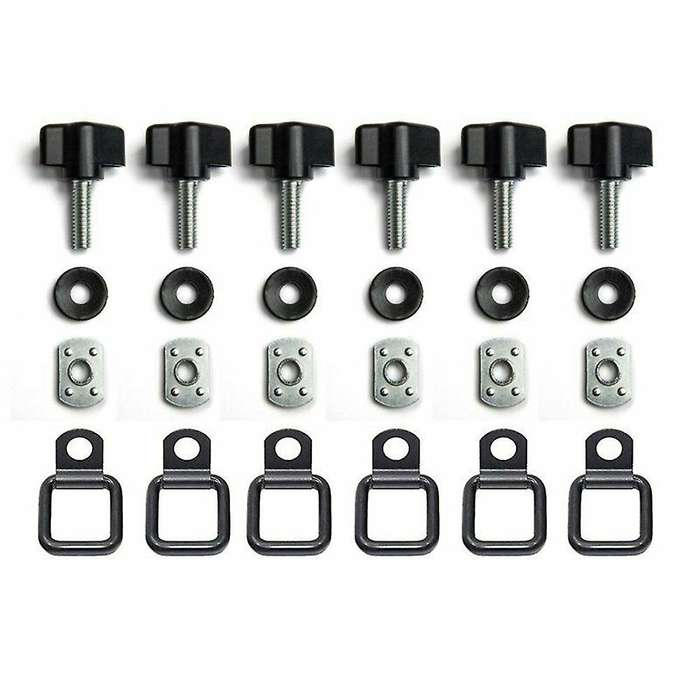 Hardtop Quick Removal Thumb Screw D-rings Kit