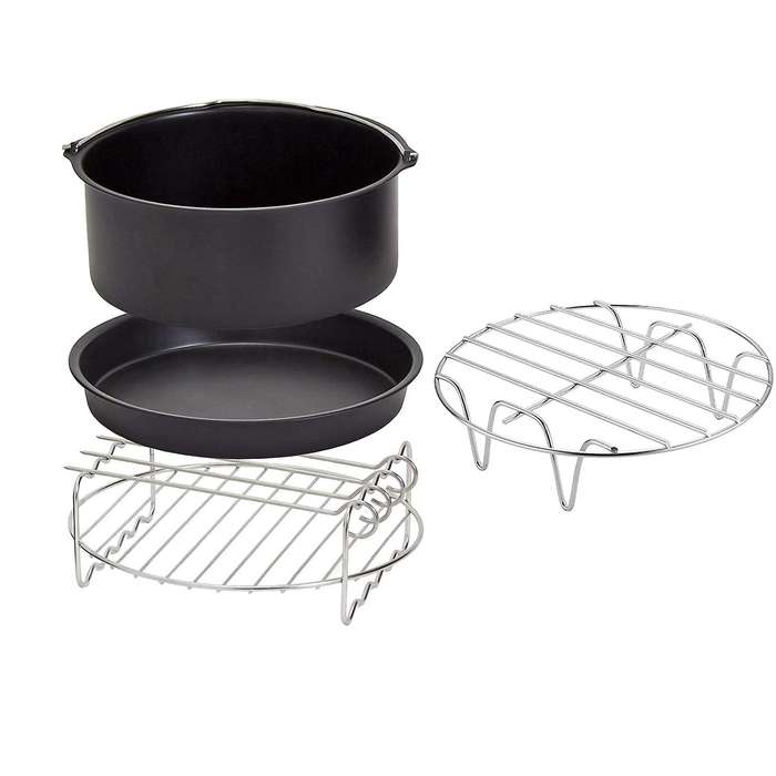 4 Pcs Air Fryer Accessories for Airfryer 2.3-3.2qt Baking Basket